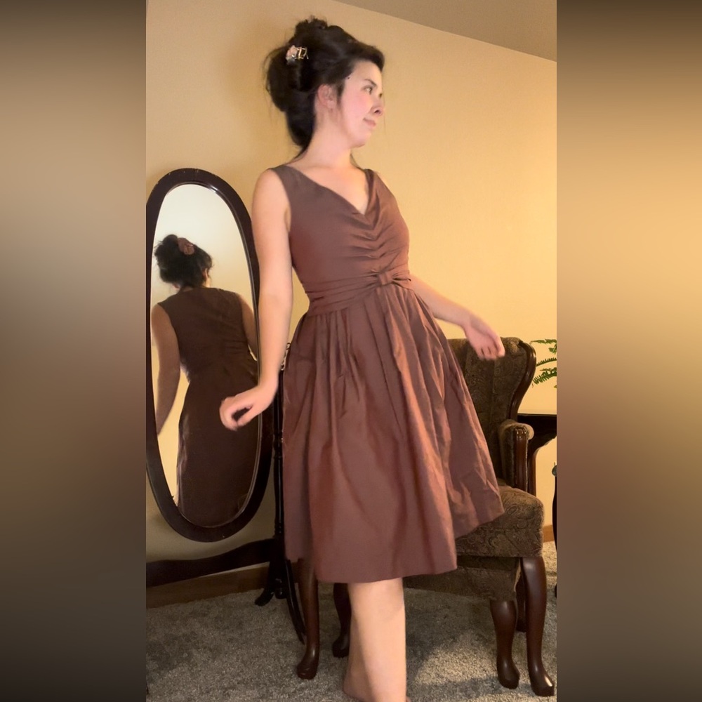 Pleated Banana Republic MIDI dress